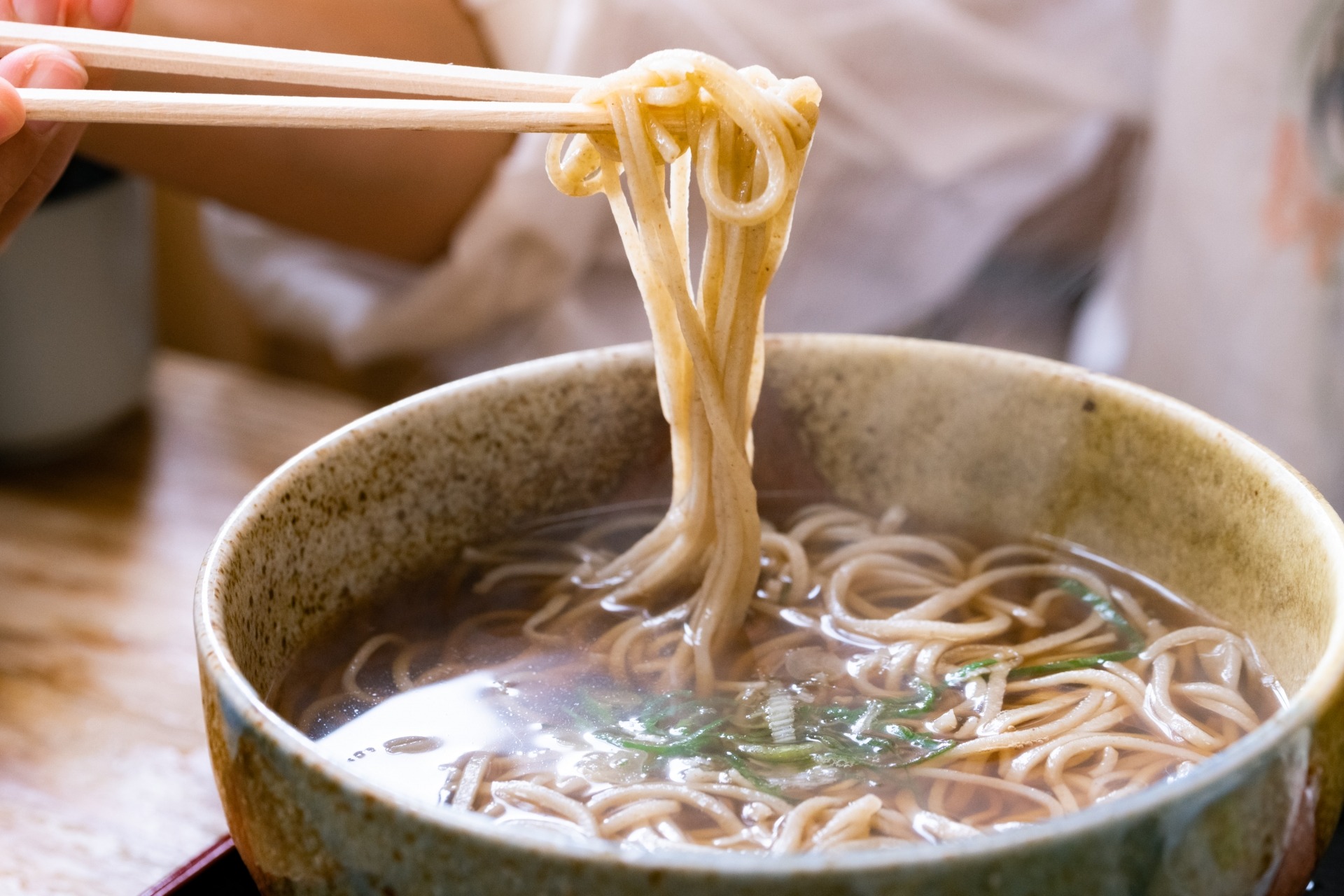 温かい蕎麦
